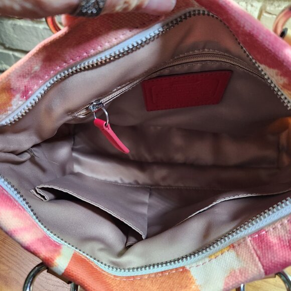 Euc Rare Coach Ashley Floral Multi-Colored Shoulder Bag/Satchel Purse - Picture 12 of 14